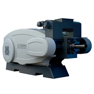 RUF-CFNielsen BP7010 nagy kapacitású mechanikus brikettáló prés nehéz kivitelű vázon